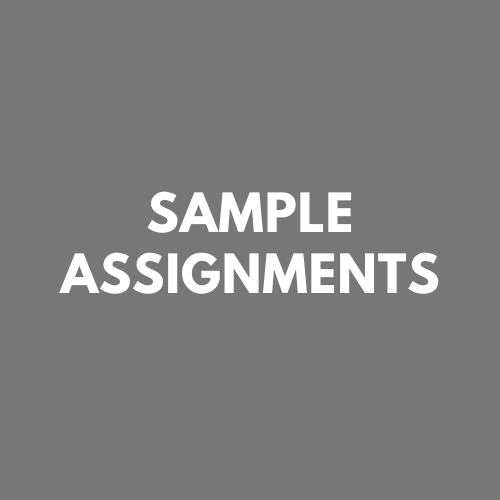 Sample Assignments